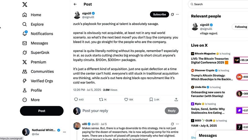 Meta's talent poaching seen as strategy against OpenAI