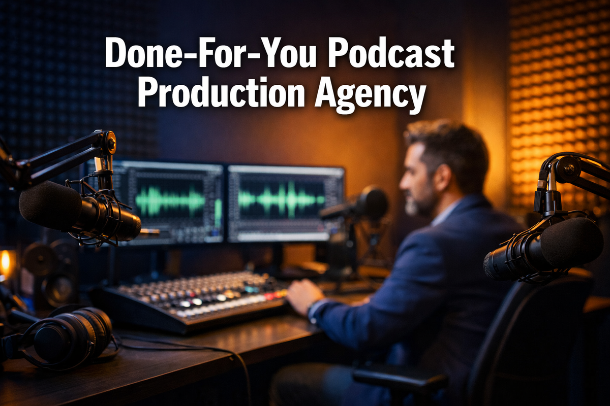 “Done-For-You” Podcast Production Agency