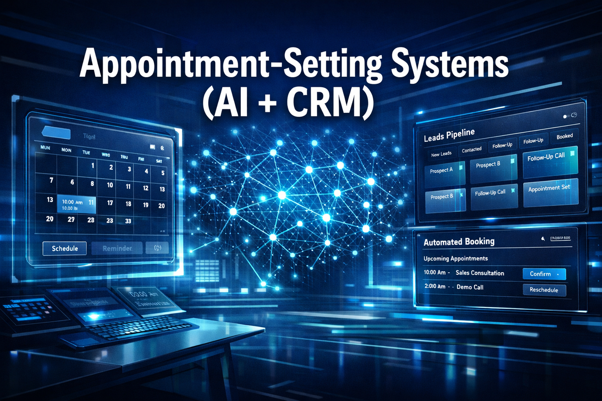 Appointment-Setting Systems (AI + CRM)