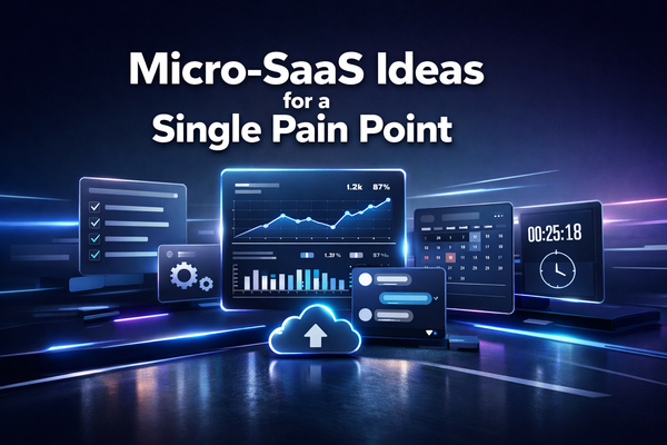 Micro-SaaS Ideas for a Single Pain Point