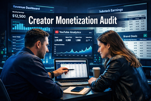 Creator Monetization Audit (Consulting Product)